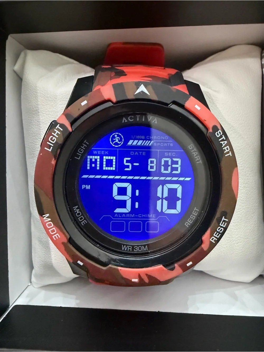 Invicta Ranger Red Camouflage Digital Sport Watch